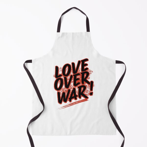 Item preview, Love Over War Retro Typography Statement Design designed and sold by PrintandJoy.