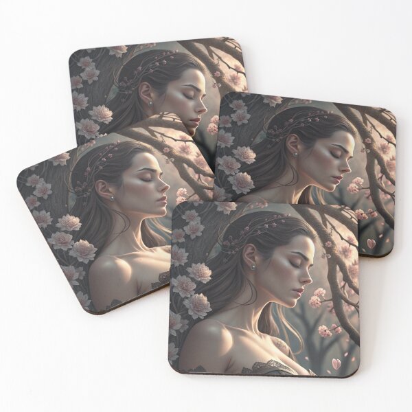 Item preview, Beautiful Woman with Flowers designed and sold by PAULINE.LUMINA.