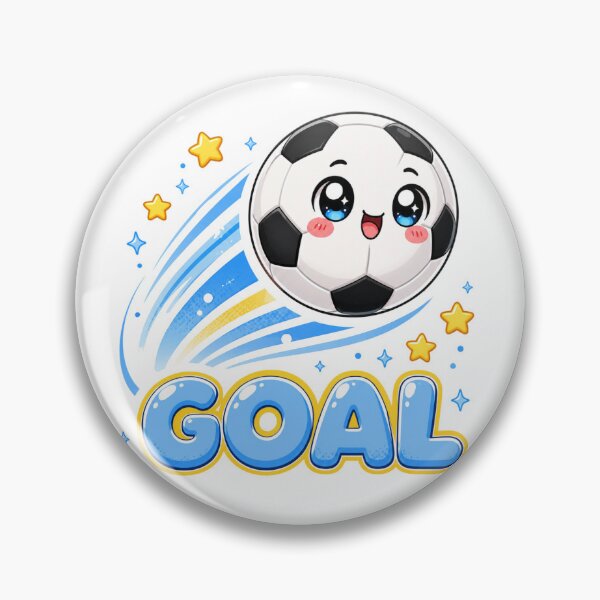 Item preview, Kawaii Soccer Ball Goal | Cute Anime Youth Sports Aesthetic designed and sold by Dulxoz.