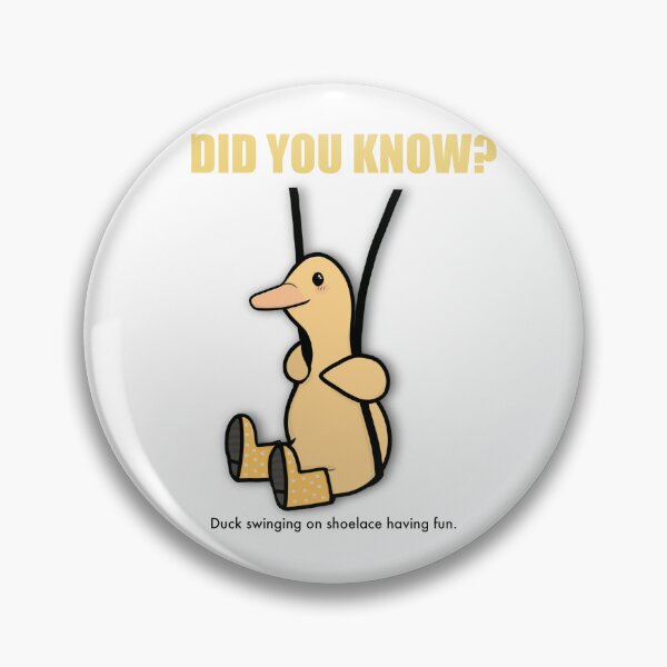 Item preview, Cute duck swinging on shoelace designed and sold by Sloothy.