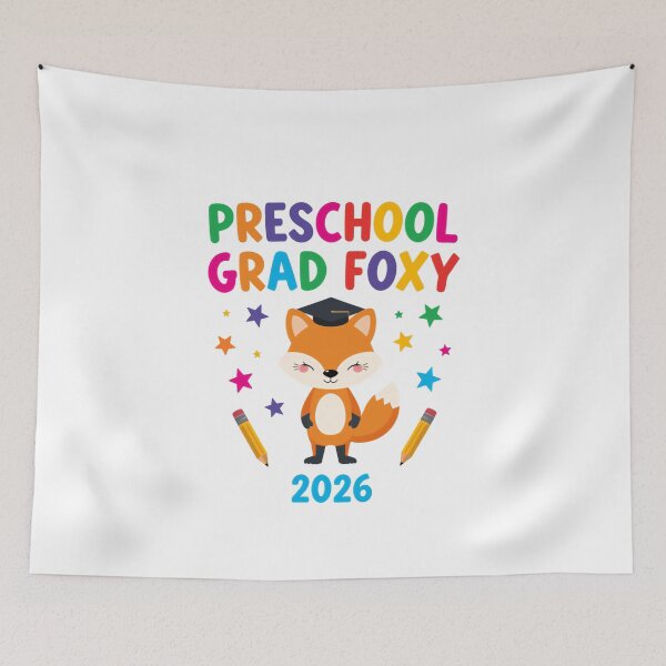 Item preview, Preschool Grad Foxy 2026 Preschool Graduation Class Of 2026 Student designed and sold by JonesFlora2025.