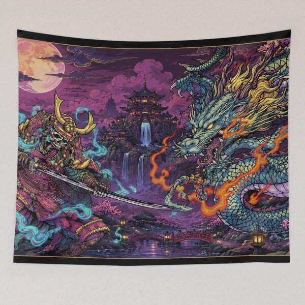 Item preview, The Warrior's Spirit, the Dragon's Power Deskmat designed and sold by VoglR.