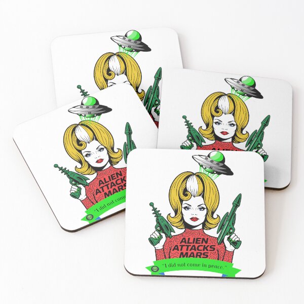 Aperçu de l'œuvre Martienne de Mars Attacks créée et vendue par creepyprints.