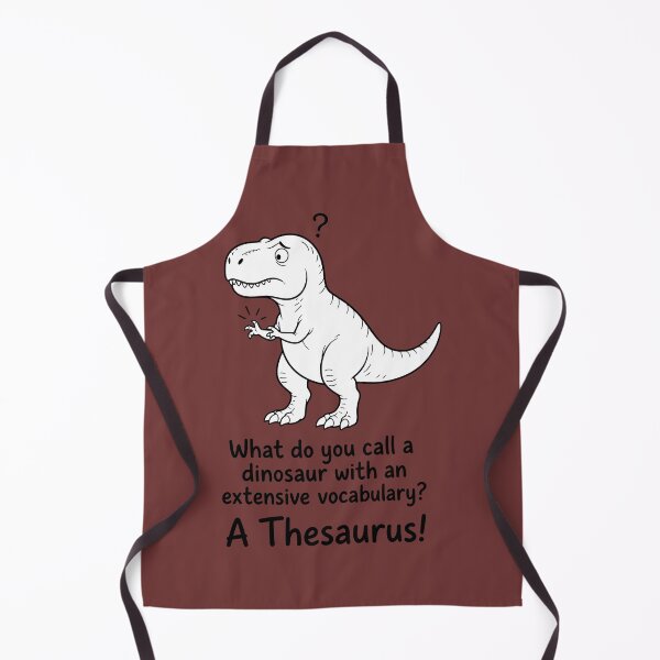 Item preview, Funny Thesaurus Dinosaur Dad Joke - Cute T-Rex Pun designed and sold by SADIKUL FASHION.