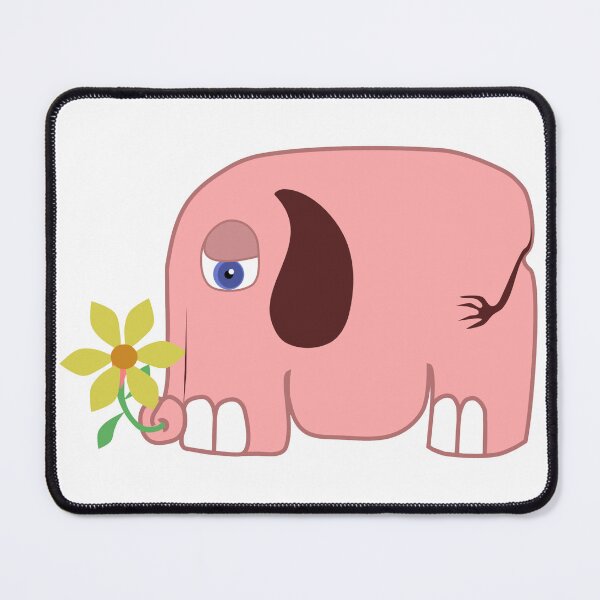 Item preview, Elephant holding flower designed and sold by stephenignacio.