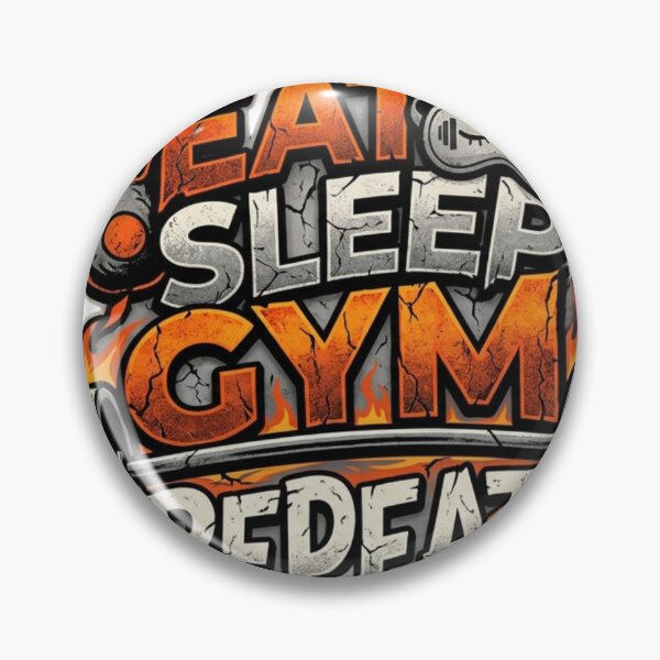 Item preview, Eat Sleep Gym Repeat – Funny GYM Shirt, Unique Graphic Tee, Gift Idea designed and sold by Hanno0.