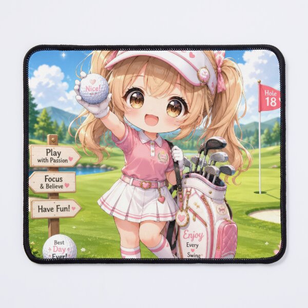 Item preview, Cute Chibi Golf Girl designed and sold by konkapo00.