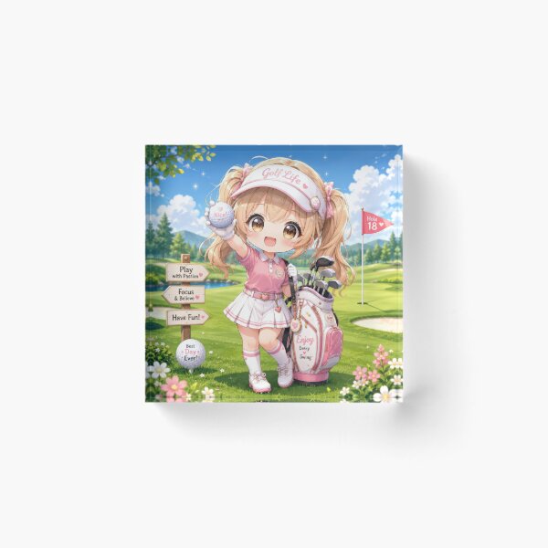 Item preview, Cute Chibi Golf Girl designed and sold by konkapo00.