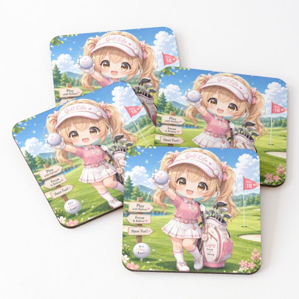Item preview, Cute Chibi Golf Girl designed and sold by konkapo00.