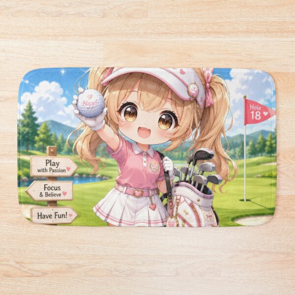 Item preview, Cute Chibi Golf Girl designed and sold by konkapo00.