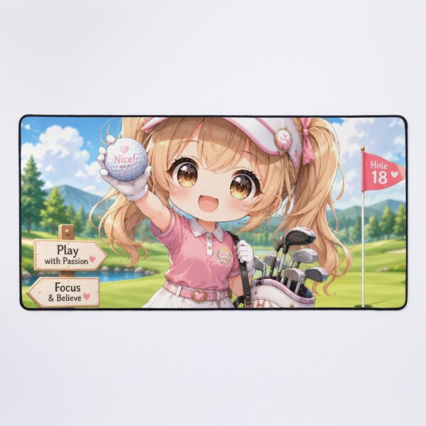 Item preview, Cute Chibi Golf Girl designed and sold by konkapo00.