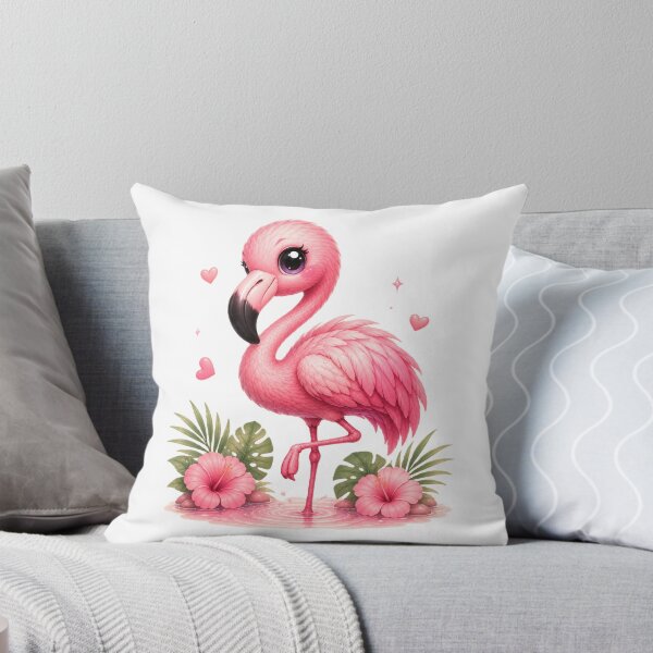 Item preview, Cute Pink Kawaii Flamingo designed and sold by AstraDrip Studio.