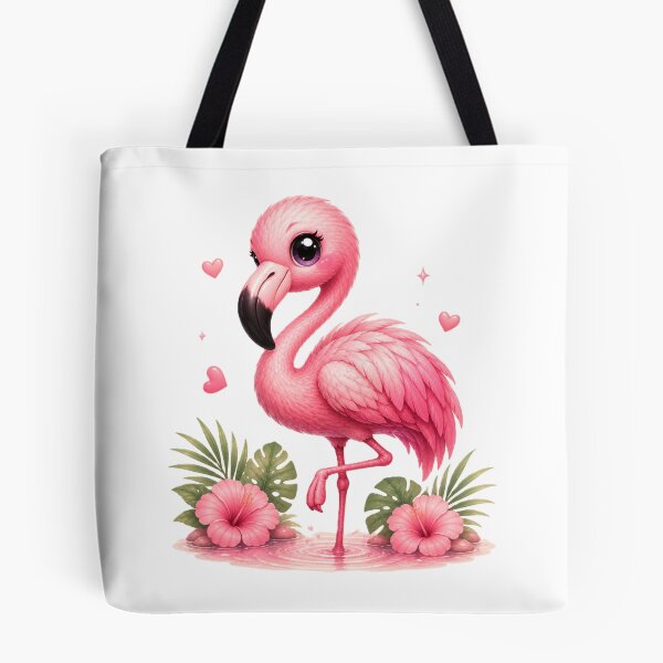 Item preview, Cute Pink Kawaii Flamingo designed and sold by AstraDrip Studio.