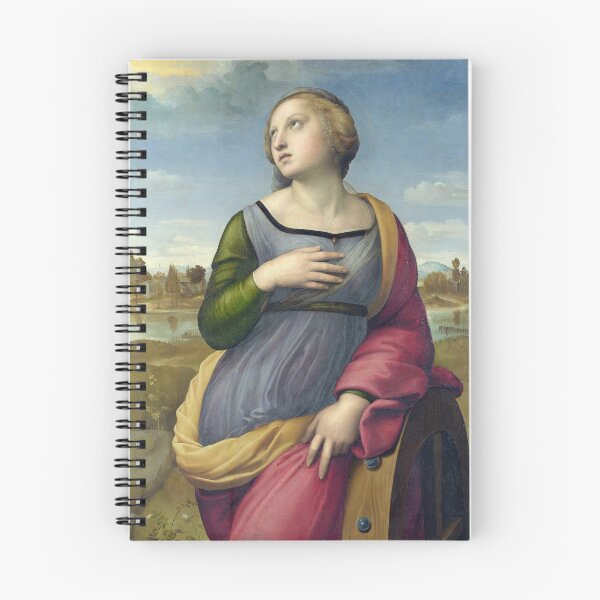 Item preview, Saint Catherine of Alexandria - Raphael - Renaissance Portrait Painting Classical Woman Wall Art for Fine Art Collectors designed and sold by RickE.