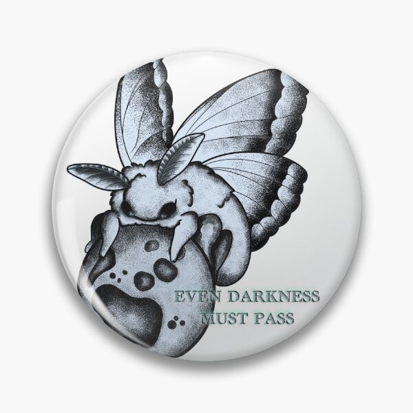 Item preview, Fluffy Moth with moon designed and sold by Sloothy.