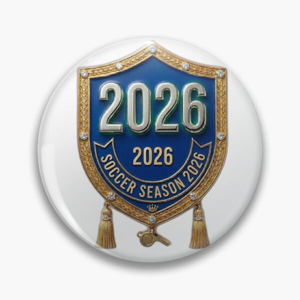Item preview, Luxury Soccer Season 2026 Gold Royal Shield Crest designed and sold by Fatomfatom.
