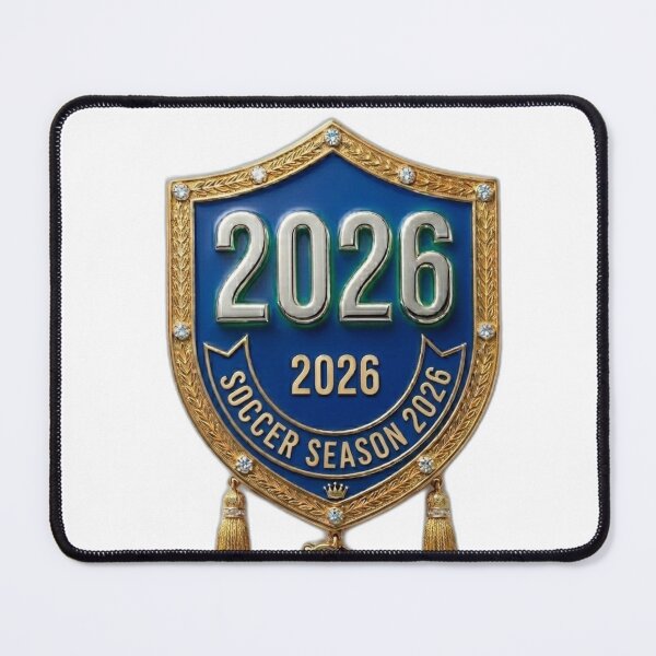 Item preview, Luxury Soccer Season 2026 Gold Royal Shield Crest designed and sold by Fatomfatom.