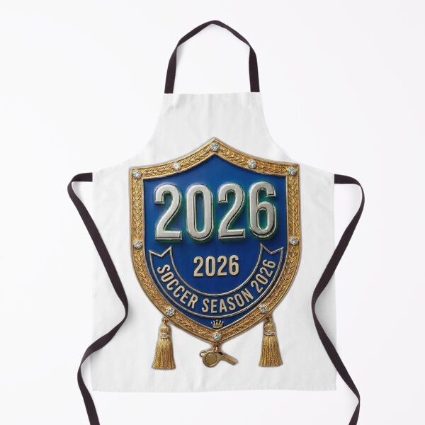 Item preview, Luxury Soccer Season 2026 Gold Royal Shield Crest designed and sold by Fatomfatom.