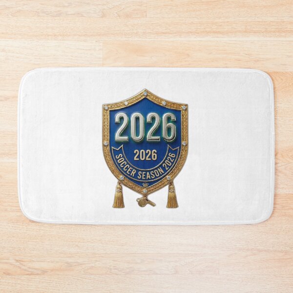 Item preview, Luxury Soccer Season 2026 Gold Royal Shield Crest designed and sold by Fatomfatom.