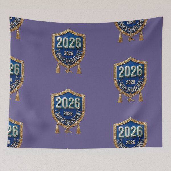 Item preview, Luxury Soccer Season 2026 Gold Royal Shield Crest designed and sold by Fatomfatom.