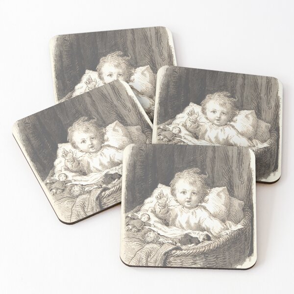 Item preview, Baby in Crib | Fairy Tale Art designed and sold by GammaRay.