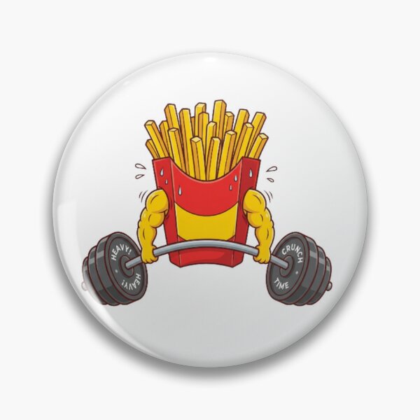 Item preview, I Thought You Said Extra Fries Funny Gym Fitness Sarcasm designed and sold by CozyDesignsCo.