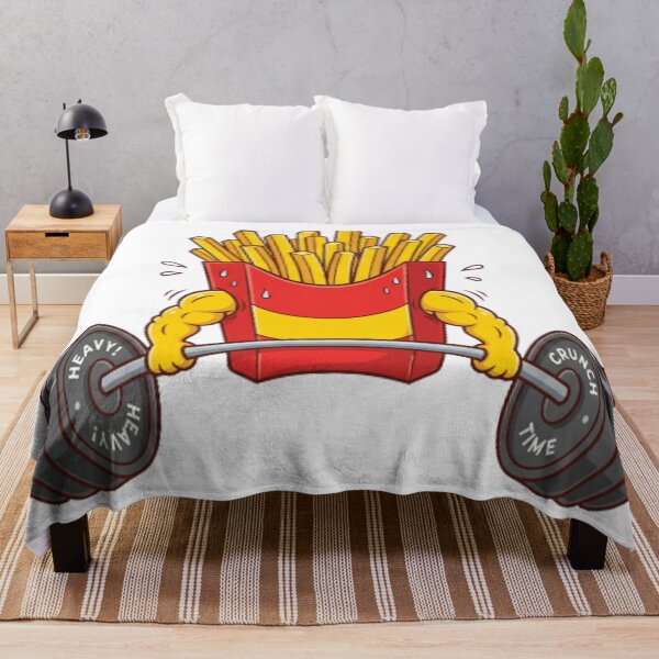Item preview, I Thought You Said Extra Fries Funny Gym Fitness Sarcasm designed and sold by CozyDesignsCo.