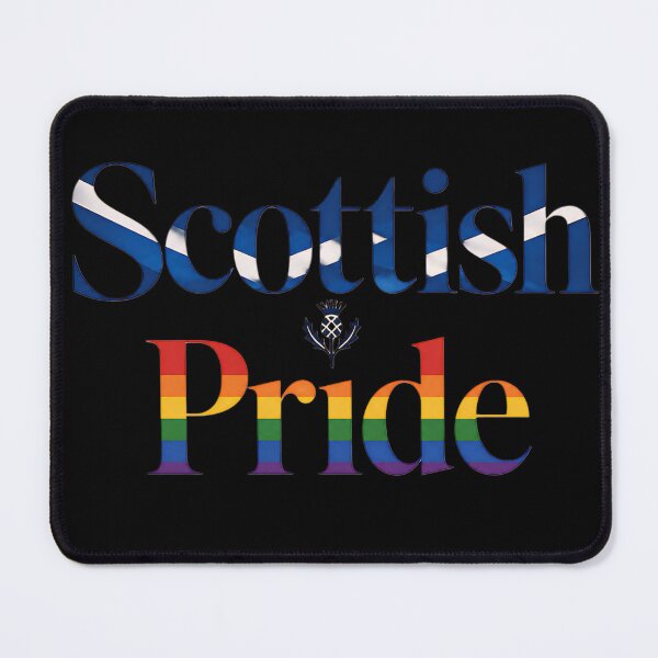 Item preview, Scottish Pride LGBT Queer Rainbow Flag Thistle Scotland designed and sold by ArcanePrintsxo.