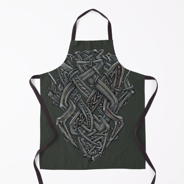 Item preview, Knotwork Viking Nordic Ornament - Twisted Graphic Design for Rock, Metal, Goth, and Pagan Fans designed and sold by JustasVebra.