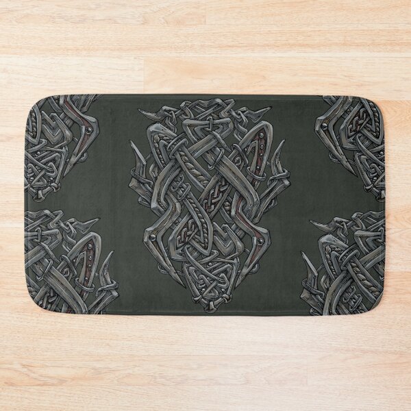 Item preview, Knotwork Viking Nordic Ornament - Twisted Graphic Design for Rock, Metal, Goth, and Pagan Fans designed and sold by JustasVebra.
