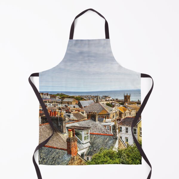 Item preview, St Ives Rooftops and Church Tower, Cornwall, England designed and sold by Paul Thompson Photography.