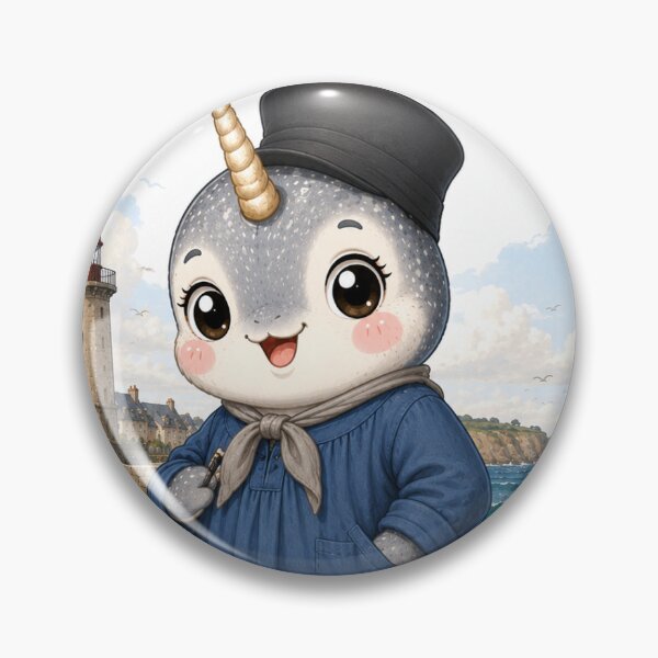 Item preview, ABCD - Children's Poster Narwhal Normand designed and sold by KawAI Pinceau.