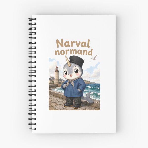 Item preview, ABCD - Children's Poster Narwhal Normand designed and sold by KawAI Pinceau.
