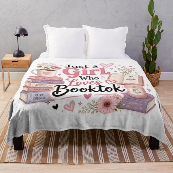 Item preview, Just a Girl Who Loves BookTok Sticker designed and sold by Stylestickers55.