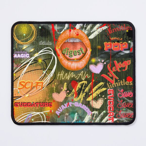 Item preview, DIGEST, Digital Typography Collage, 2026 designed and sold by Art With Impact – Statement Art & Apparel for Deep Thinkers.