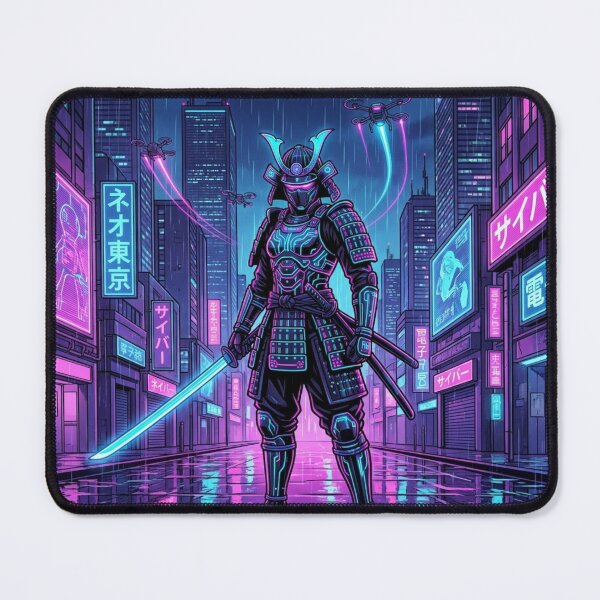 Item preview, Cyberpunk City Samurai designed and sold by V-ZRO.