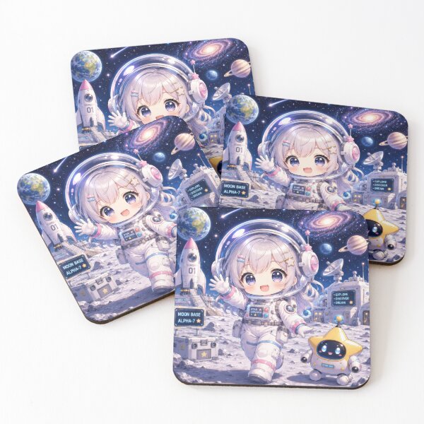Item preview, Cute Chibi Space Explorer designed and sold by konkapo00.