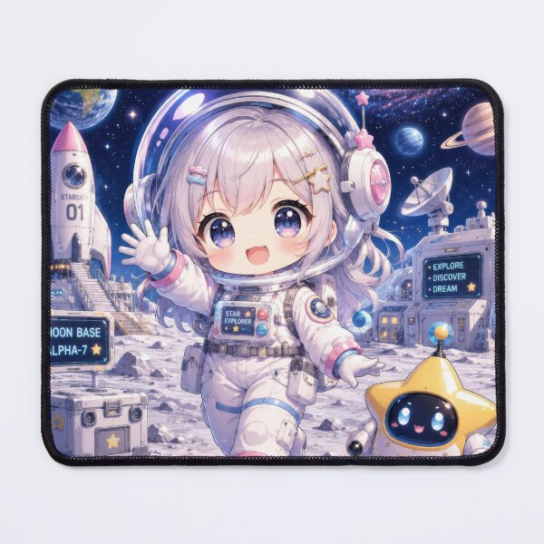 Item preview, Cute Chibi Space Explorer designed and sold by konkapo00.