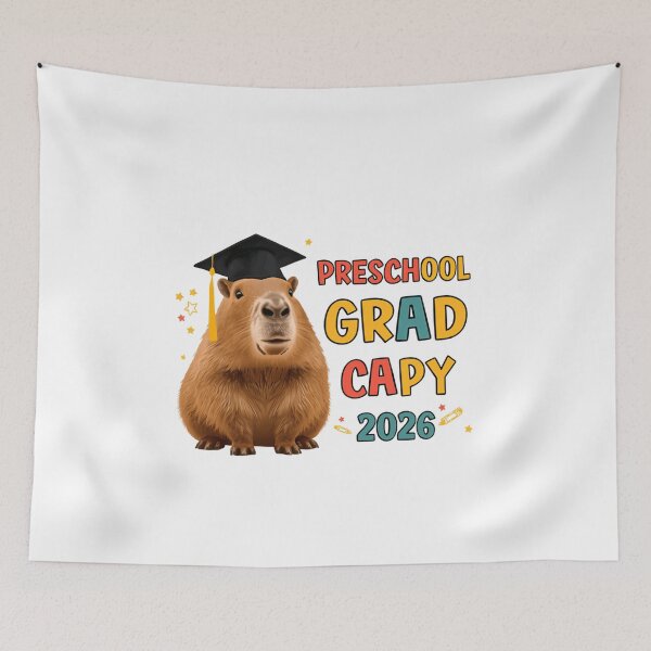 Item preview, Preschool Grad Capy 2026 Preschooler Capybara Graduation Student designed and sold by JonesFlora2025.