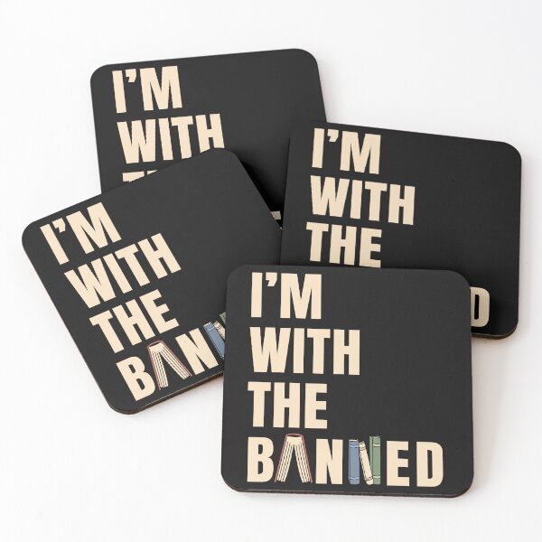 Item preview, I'm With The Banned - Book Lovers Teacher Student Back To School Gift designed and sold by clickbongski.