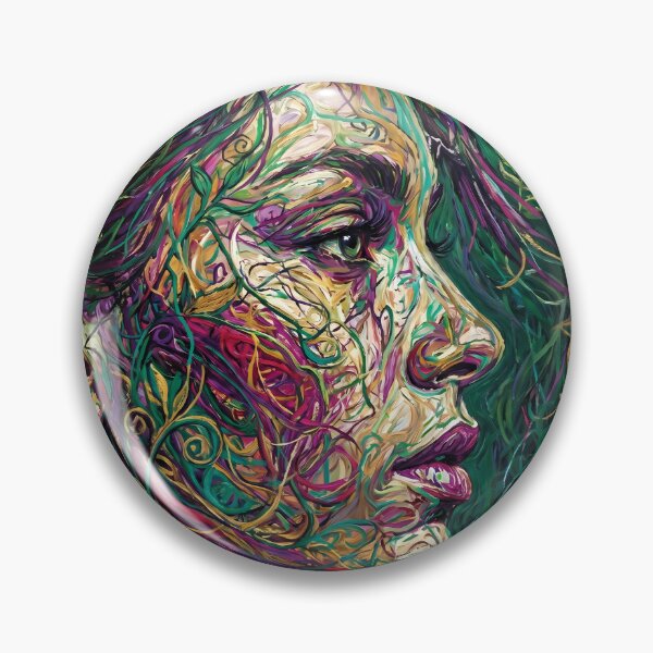 Item preview, Nature's Power, woman portrait designed and sold by BombasticPlanet.
