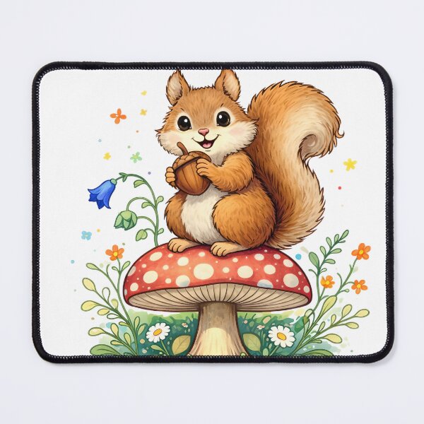 Item preview, Squirrel & Acorn designed and sold by MissBandBruno.