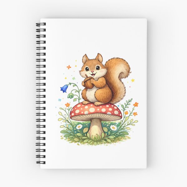 Item preview, Squirrel & Acorn designed and sold by MissBandBruno.