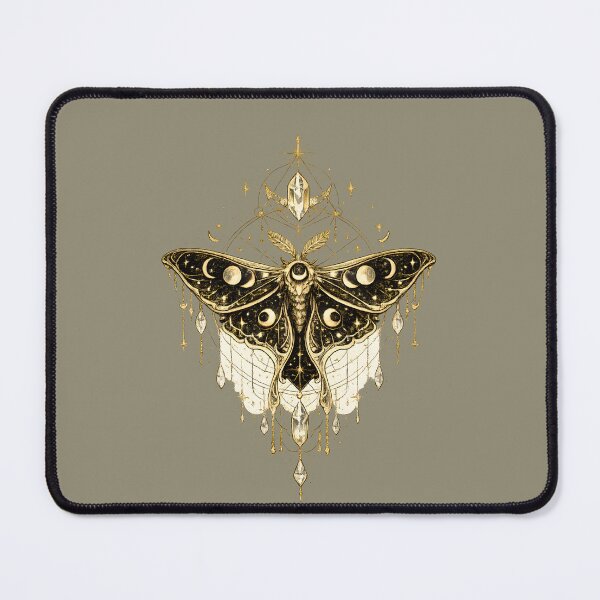 Item preview, Celestial Luna Moth Moon Phase Art designed and sold by Lizavelle.
