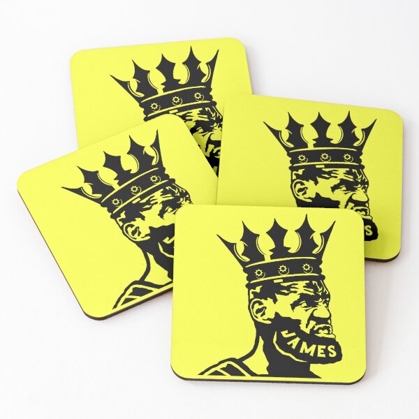 Item preview, LeBron James Crown Silhouette Artwork with Beard Typography and King Inspired Design designed and sold by Zigmak.