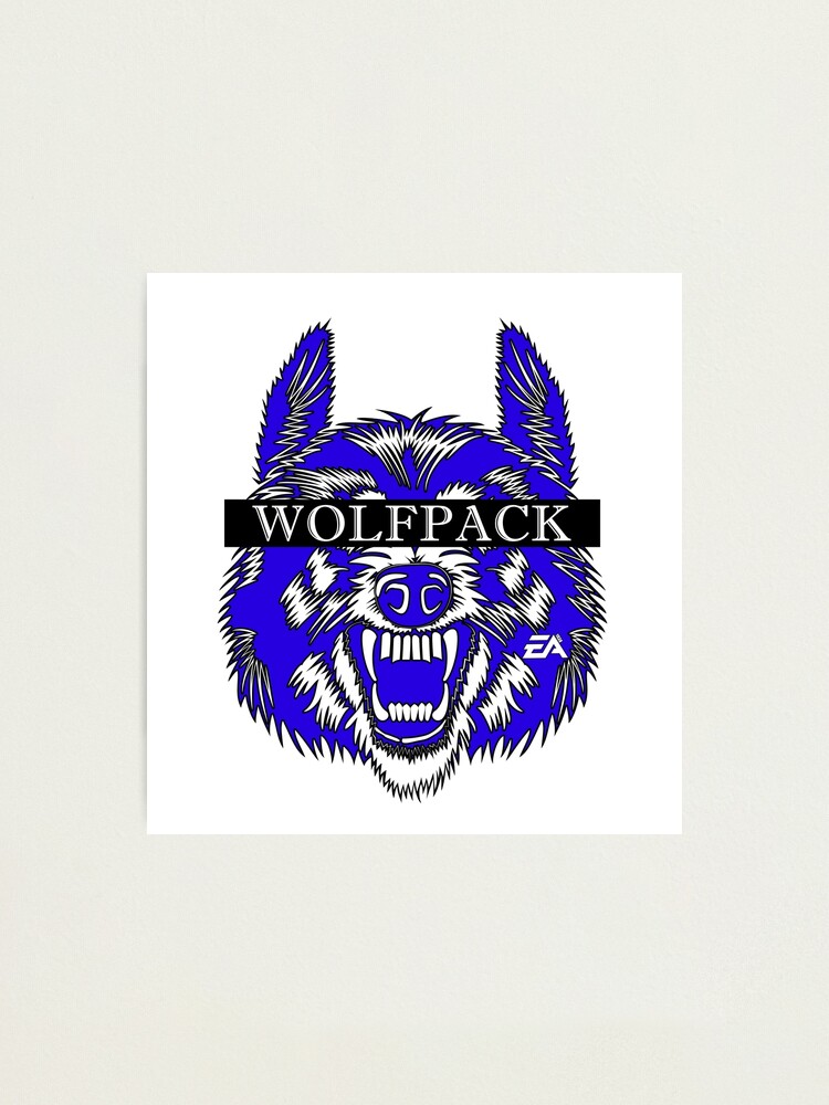 Wolfpack Attack White Phii Beta Sigma Ea Photographic Print By Nytmair Redbubble