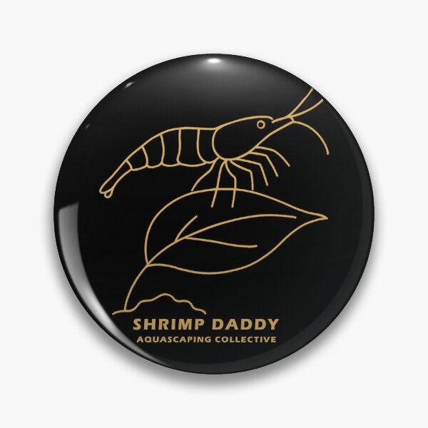 Item preview, Gold Shrimp Daddy Minimalist Line Art Aquascaping designed and sold by Form & Fauna.