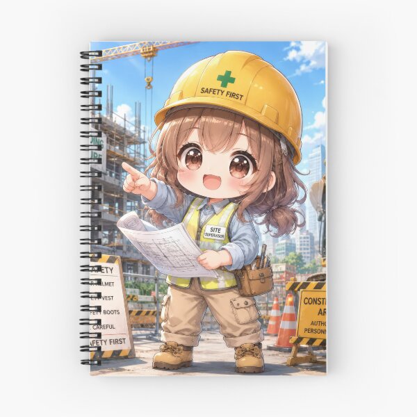 Item preview, Cute Chibi Construction Supervisor designed and sold by konkapo00.