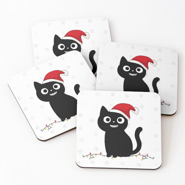 Item preview,  Christmas funny cat. Naughty cat on Christmas Eve designed and sold by studio468.