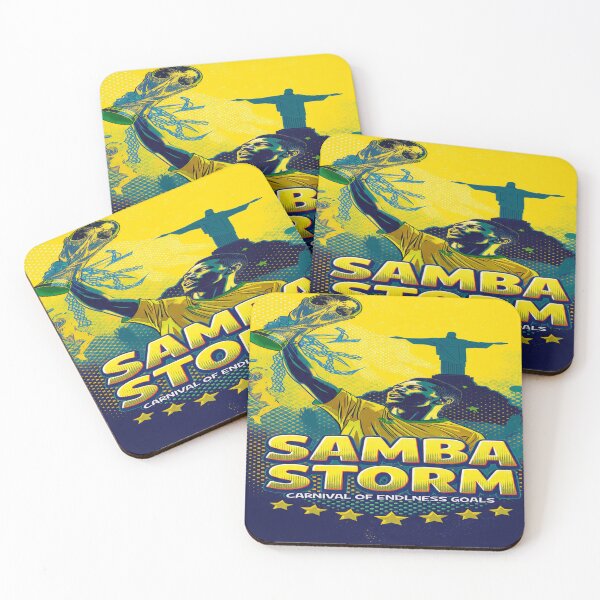 Item preview, Brazil — “Samba Storm: Carnival of Endless Goals” designed and sold by Twala Design Co..